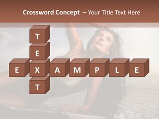 Summer Body Caucasian PowerPoint Template
