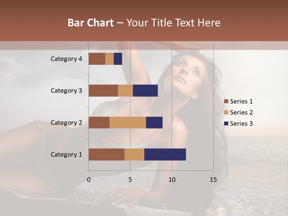 Summer Body Caucasian PowerPoint Template