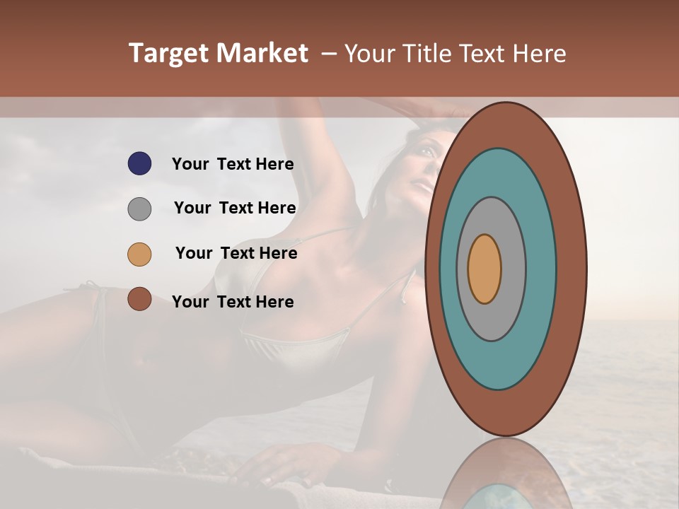 Summer Body Caucasian PowerPoint Template