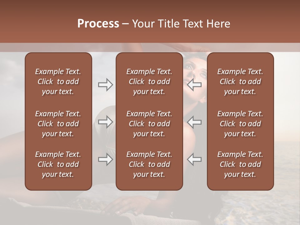 Summer Body Caucasian PowerPoint Template