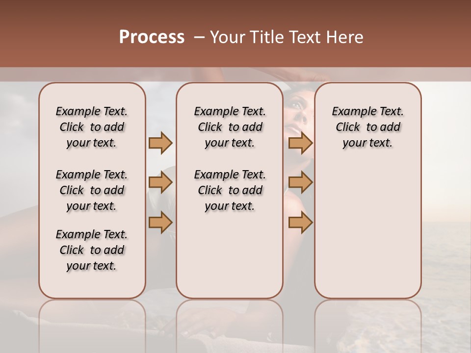 Summer Body Caucasian PowerPoint Template
