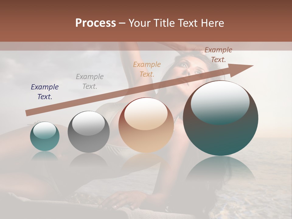 Summer Body Caucasian PowerPoint Template
