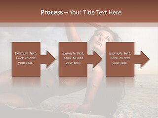 Summer Body Caucasian PowerPoint Template