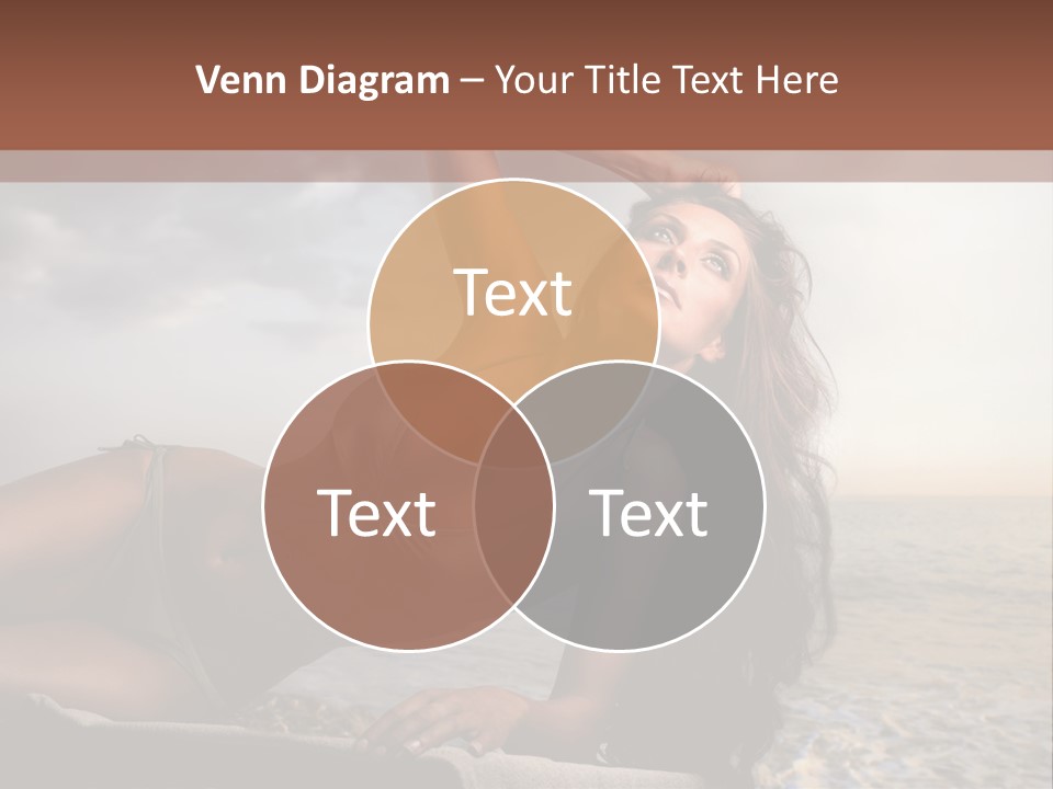 Summer Body Caucasian PowerPoint Template