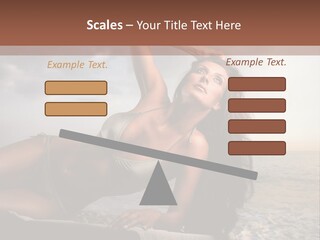 Summer Body Caucasian PowerPoint Template