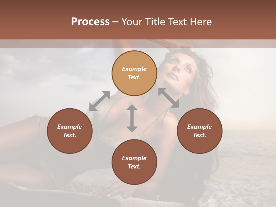 Summer Body Caucasian PowerPoint Template
