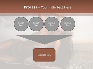 Summer Body Caucasian PowerPoint Template