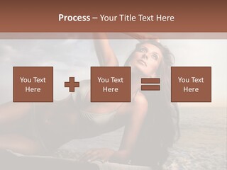 Summer Body Caucasian PowerPoint Template