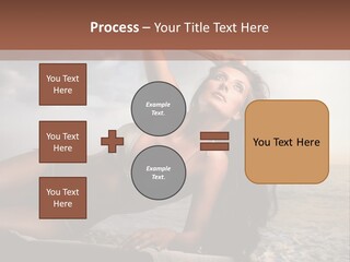 Summer Body Caucasian PowerPoint Template