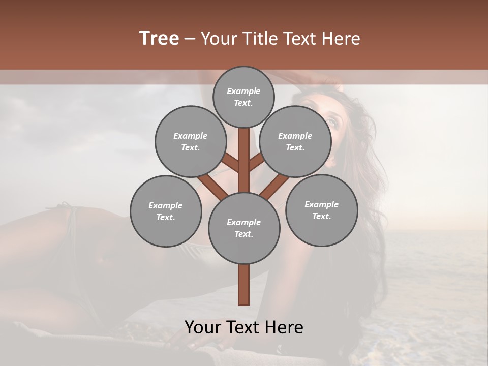 Summer Body Caucasian PowerPoint Template