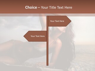Summer Body Caucasian PowerPoint Template