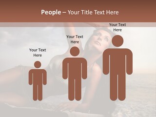 Summer Body Caucasian PowerPoint Template