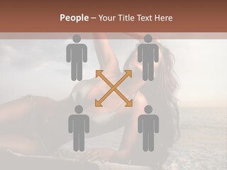 Summer Body Caucasian PowerPoint Template