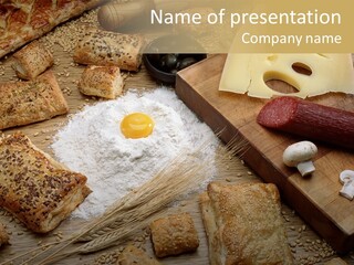 Pastry Still Life PowerPoint Template