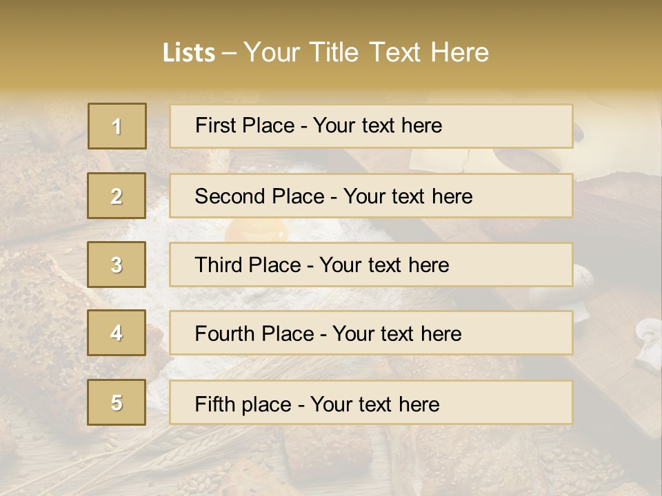 Pastry Still Life PowerPoint Template