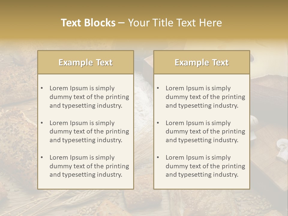Pastry Still Life PowerPoint Template