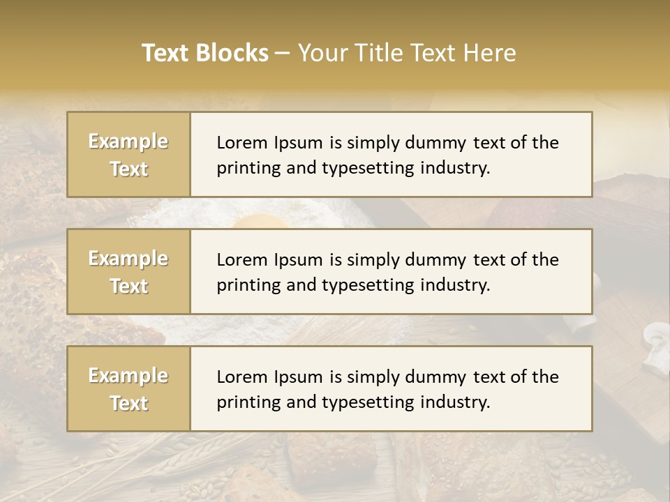 Pastry Still Life PowerPoint Template