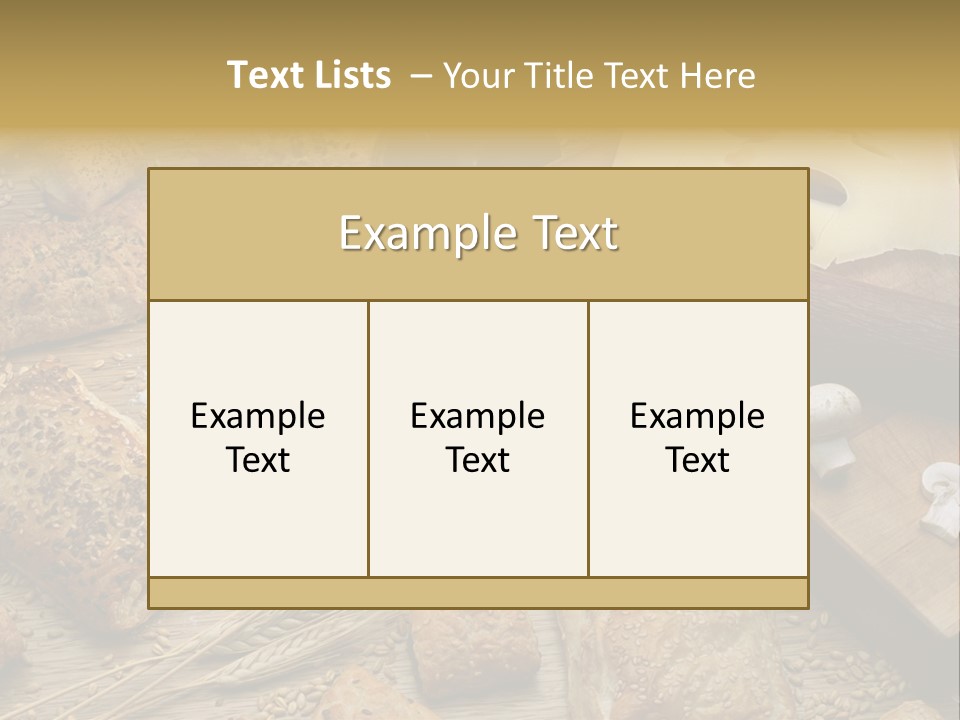 Pastry Still Life PowerPoint Template