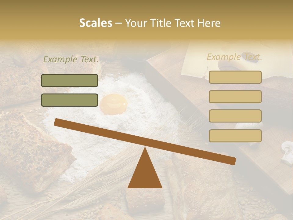 Pastry Still Life PowerPoint Template