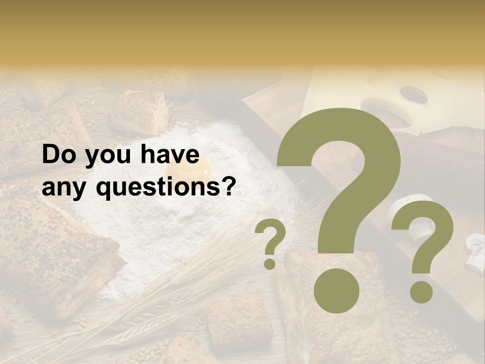 Pastry Still Life PowerPoint Template