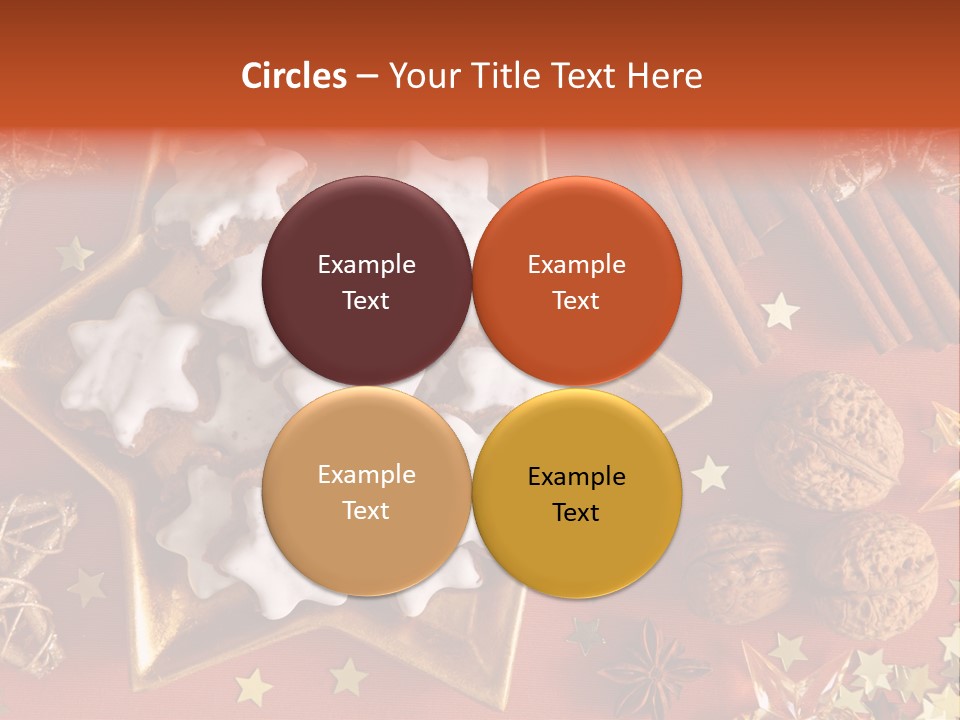 Seasonal Horizontal Gingerbread PowerPoint Template