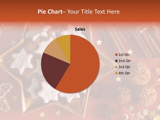 Seasonal Horizontal Gingerbread PowerPoint Template