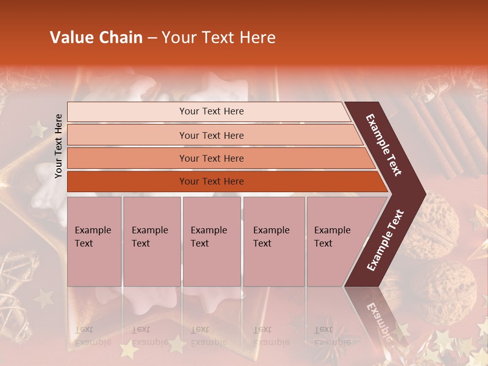 Seasonal Horizontal Gingerbread PowerPoint Template