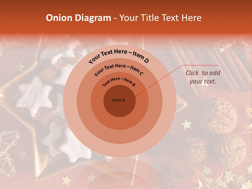 Seasonal Horizontal Gingerbread PowerPoint Template