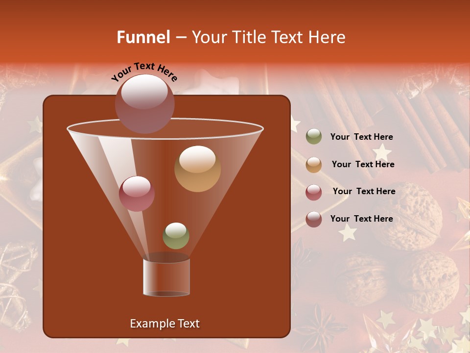 Seasonal Horizontal Gingerbread PowerPoint Template