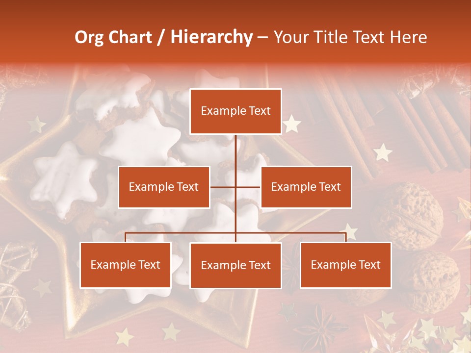 Seasonal Horizontal Gingerbread PowerPoint Template