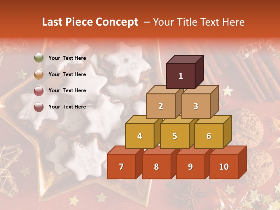 Seasonal Horizontal Gingerbread PowerPoint Template