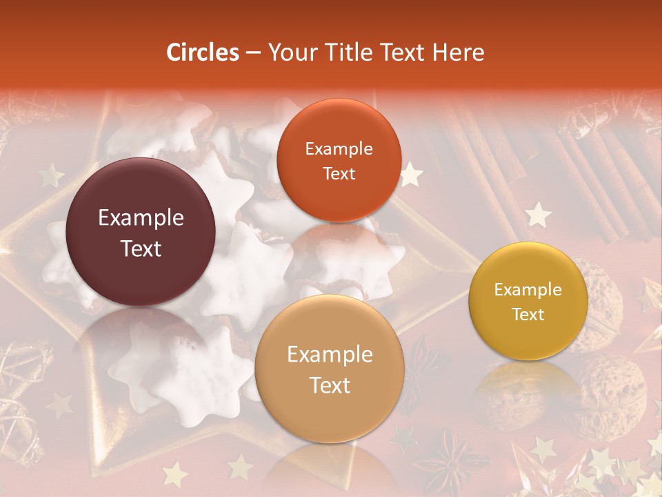 Seasonal Horizontal Gingerbread PowerPoint Template
