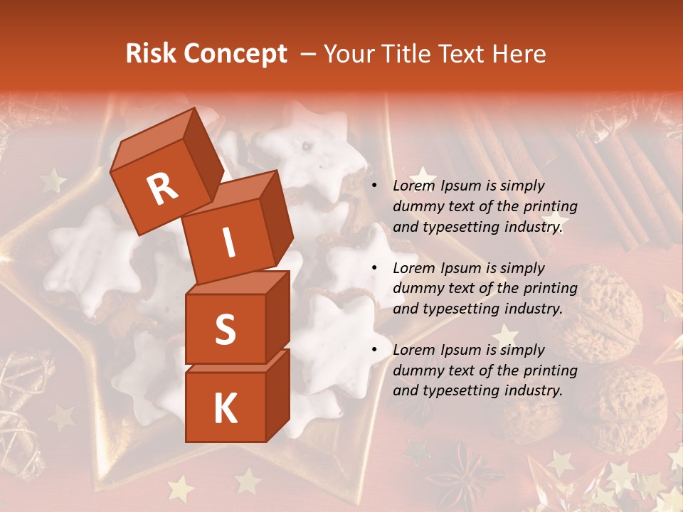 Seasonal Horizontal Gingerbread PowerPoint Template