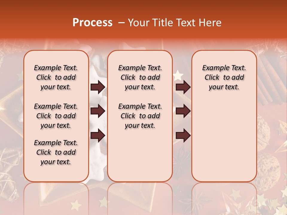 Seasonal Horizontal Gingerbread PowerPoint Template
