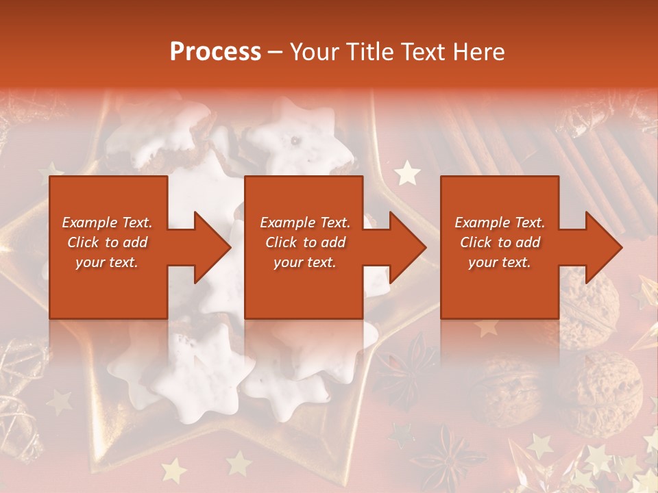 Seasonal Horizontal Gingerbread PowerPoint Template