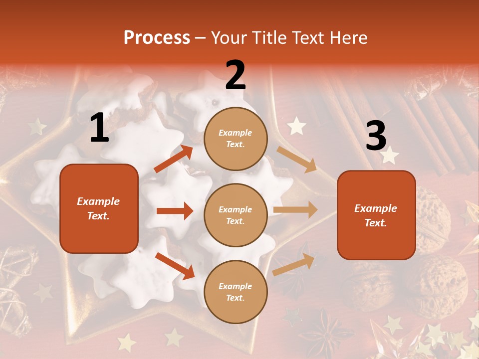 Seasonal Horizontal Gingerbread PowerPoint Template