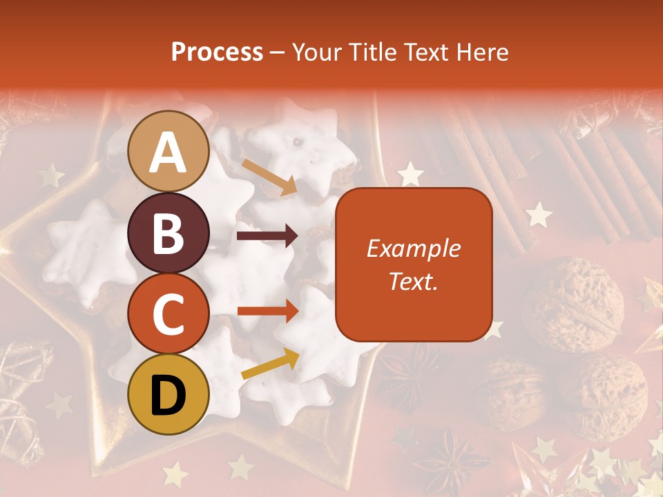 Seasonal Horizontal Gingerbread PowerPoint Template