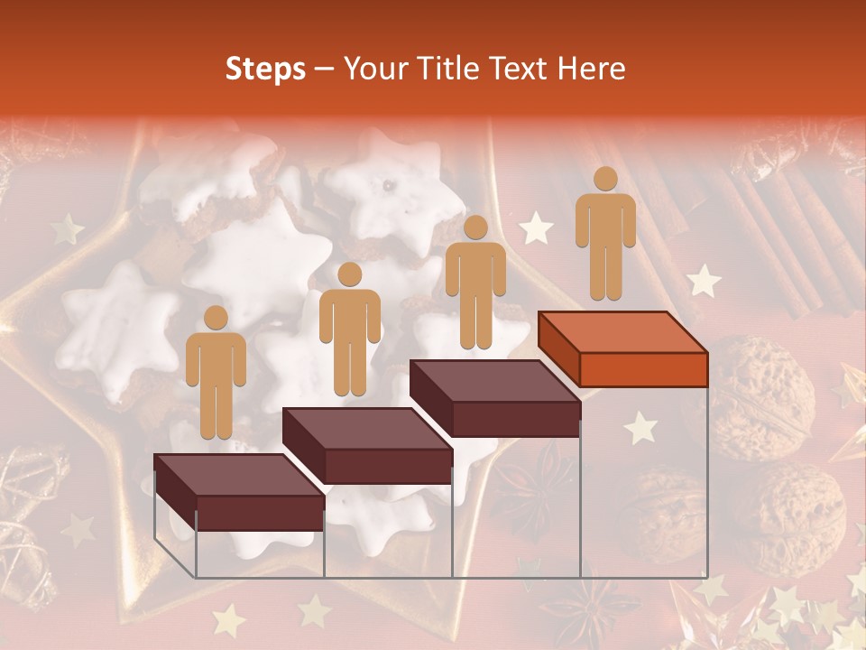 Seasonal Horizontal Gingerbread PowerPoint Template