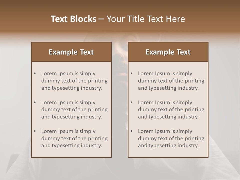 Caucasian Mustache Chief PowerPoint Template