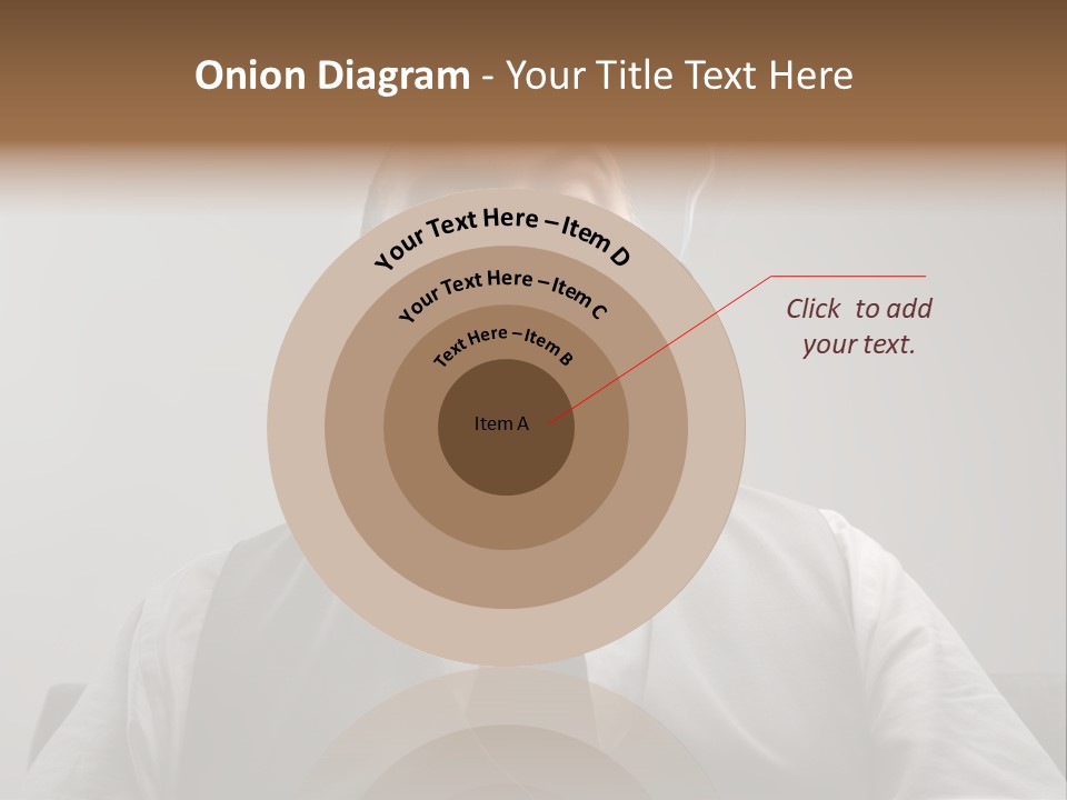 Caucasian Mustache Chief PowerPoint Template