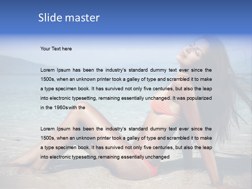 Sand Outdoor Greece PowerPoint Template