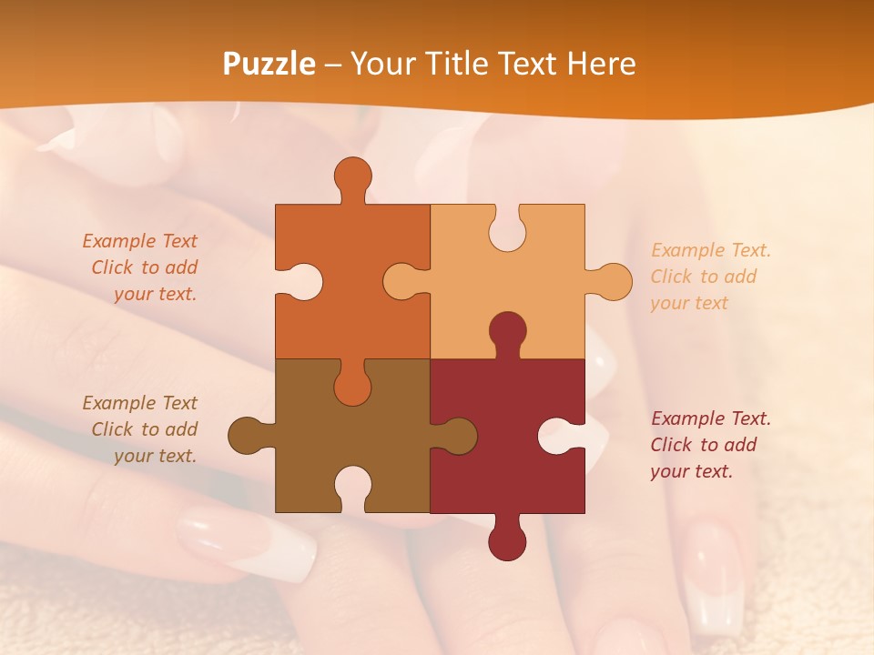 Wellness Close Up French PowerPoint Template