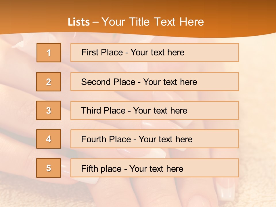 Wellness Close Up French PowerPoint Template