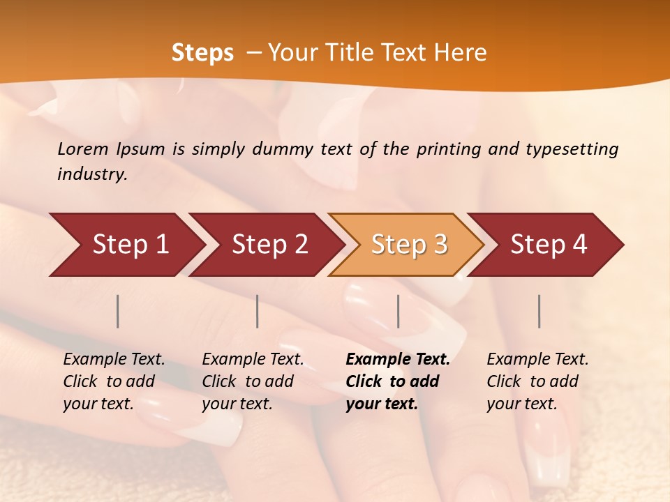 Wellness Close Up French PowerPoint Template