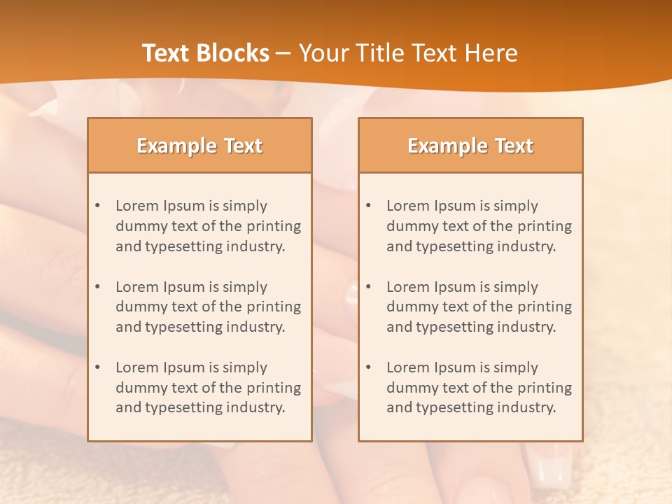 Wellness Close Up French PowerPoint Template