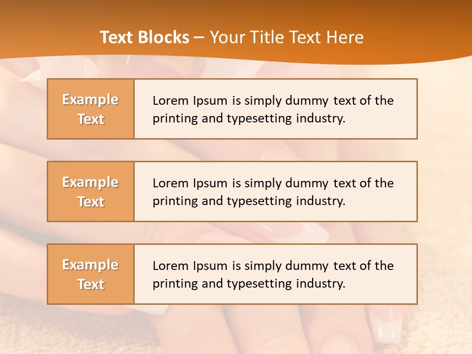 Wellness Close Up French PowerPoint Template