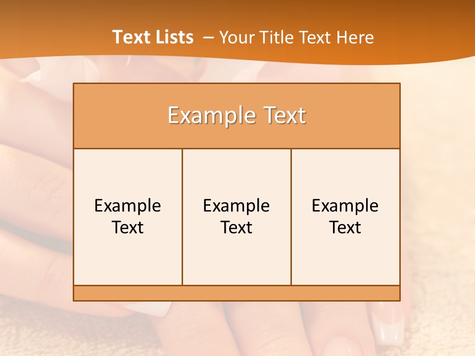 Wellness Close Up French PowerPoint Template