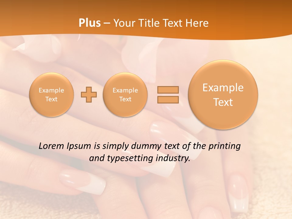 Wellness Close Up French PowerPoint Template