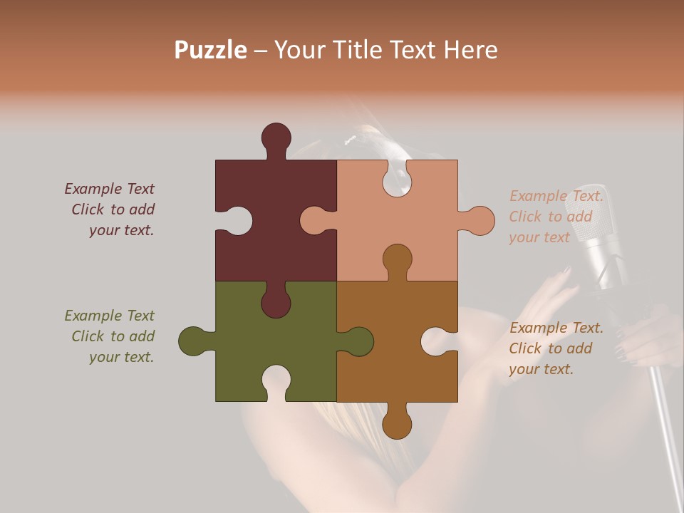 Studio Hot Audio PowerPoint Template