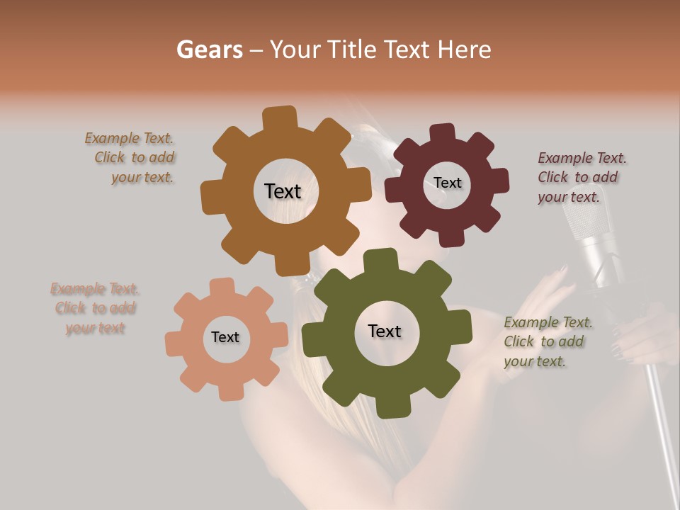 Studio Hot Audio PowerPoint Template